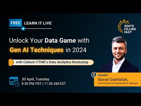 🔥Unlock Your Data Game with Generative AI Techniques in 2024 | Generative AI | 2024 | Simplilearn